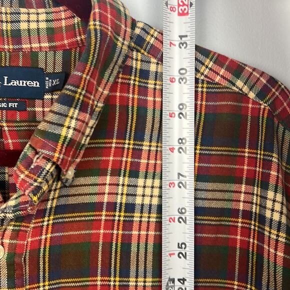 Ralph Lauren Classic Fit XL plaid button down men’s shirt - Picture 6 of 8